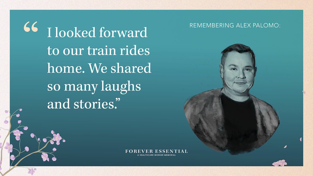 freveressential's tweet photo. Alex was a unit secretary in Los Angeles. He always had a smile on his face, a story to tell, and a contagious laugh that lifted the spirits of coworkers and anyone around him. #ForeverEssential https://t.co/rkz60q71VB