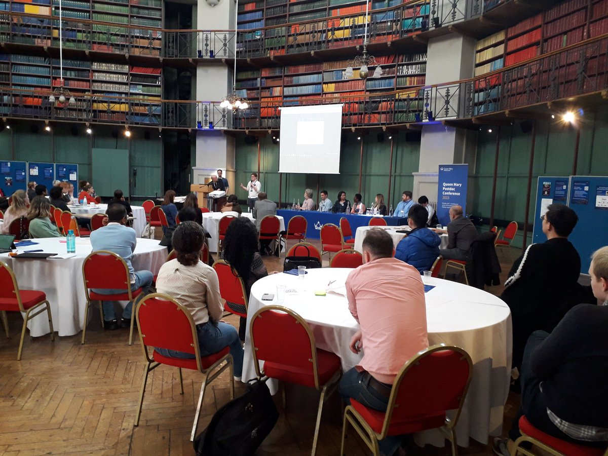QM_Academy's tweet photo. Bringing today's discussion on #postdoclife to a close with thoughtful and ambitious reflections on the emerging themes from today's Queen Mary Postdoc Conference #QMPdC23 https://t.co/6j4ZeCiarz