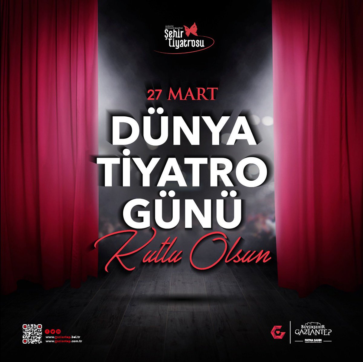 Fatma Şahin (@FatmaSahin) on Twitter photo 2023-03-27 14:57:49 Gaziantep kendi tarihinde direnmenin ve ayağa kalkmanın en güzel örneğini göstermiş ve dünyaya örnek olmuştur. Bir kez daha hep birlikte başaracağız. İşte bu saikle sanatın iyileştirici gücüne inanıyoruz. Gaziantep Şehir Tiyatrosu nezdinde #27MartDünyaTiyatrolarGünü kutlu olsun.… Gaziantep kendi tarihinde direnmenin ve ayağa kalkmanın en güzel örneğini göstermiş ve dünyaya örnek olmuştur. Bir kez daha hep birlikte başaracağız. İşte bu saikle sanatın iyileştirici gücüne inanıyoruz. Gaziantep Şehir Tiyatrosu nezdinde #27MartDünyaTiyatrolarGünü kutlu olsun.…