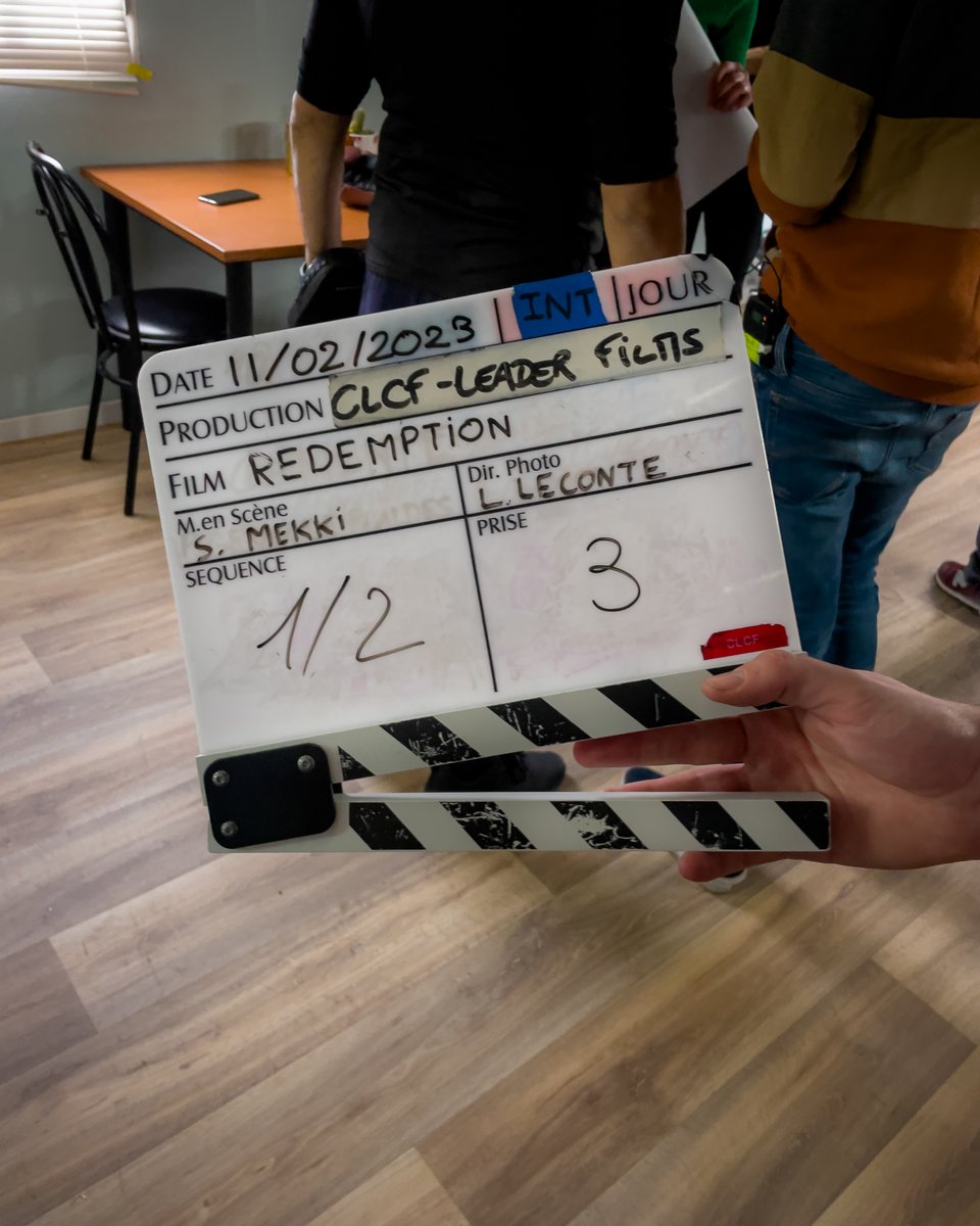 Tournage de "Redemption", court-métrage réalisé par Solène Mekki dans le cadre de la 3ème année du #CLCF