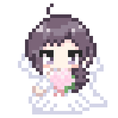 「今回のWeb結婚式で使用したドットアイコンはyuyuさん()に制作いただきました」|Perico@漫画家のイラスト