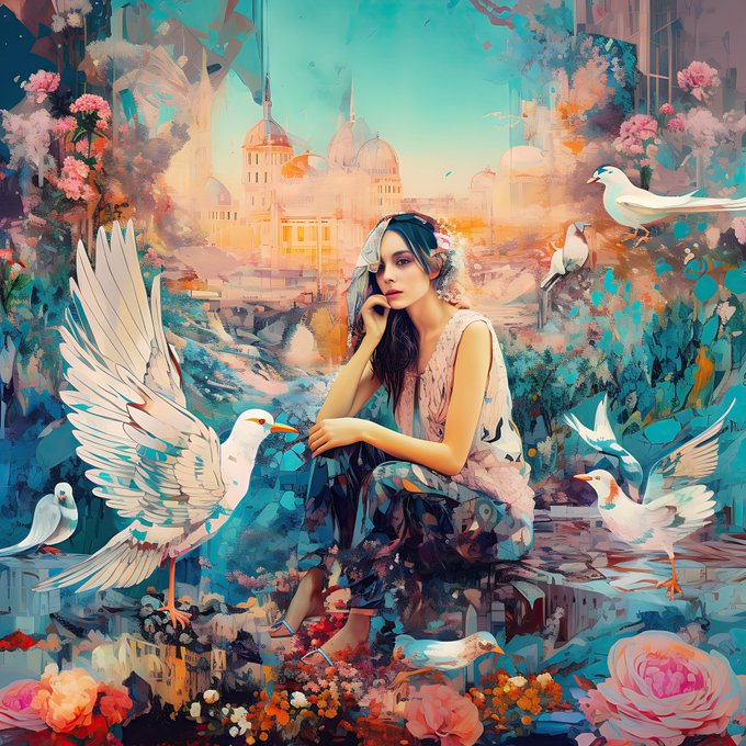 ⭐️AIIA DAO MEMBER SHOWCASE⭐️
<a href="/EliLeno/">Eli Leno🪬</a> is an Ai Artist from New York, who creates art that captures the beauty, emotion, and romance of the world around us. 

More below 👇
#aiiadao