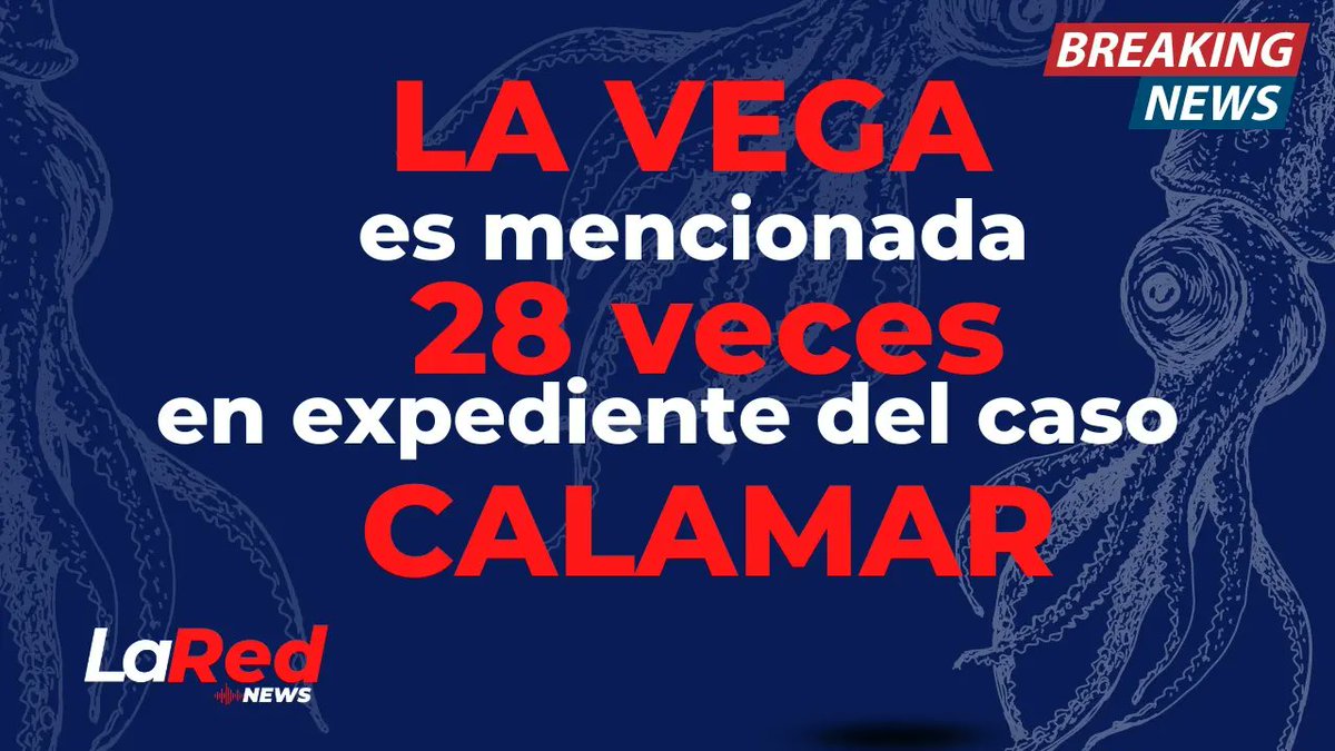 LaRedNews1's tweet photo. La Vega es mencionada 28 veces en el expediente del caso "Calamar".

Por supuestas "cubicaciones Falsas" debido a la  falta de firma de los supervisores de la Carretera La Vega - Moca, el pie del Santo Cerro y el Parqueo del Santo Cerro. https://t.co/9SoAivH9RR