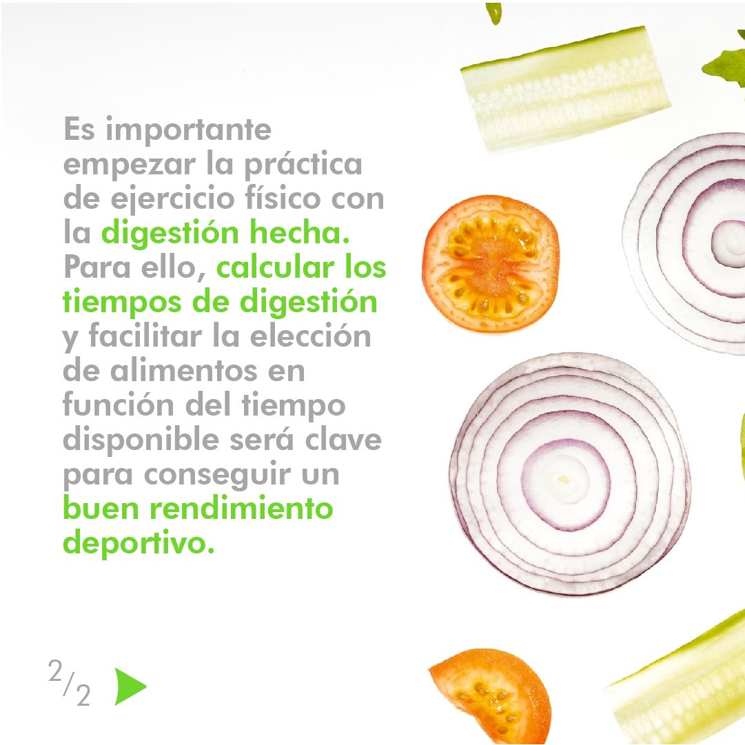 pabloa_ndsalud's tweet photo. Es importante empezar la práctica de ejercicio físico con la digestión hecha. Para ello, calcular los tiempos de digestión y facilitar la elección de alimentos en función del tiempo disponible será clave para conseguir un buen rendimiento deportivo. https://t.co/sMpFHLHTqP