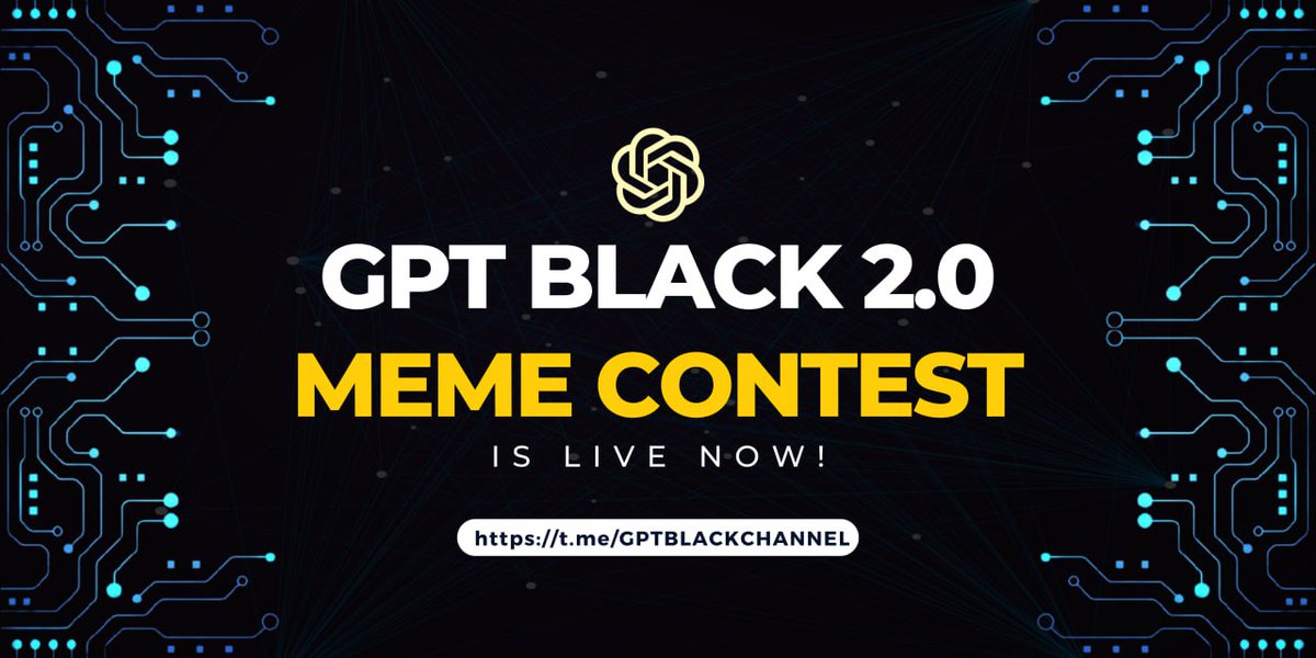 Blackgpt2's tweet photo. Attention everyone! We are excited to announce that we will be holding a meme contest! Show off your creativity and humor by submitting your best memes. We can't wait to see what you come up with! Stay tuned for more details on how to enter and win. Let the meme-ing begin! #BSC https://t.co/ll5OU2emzw