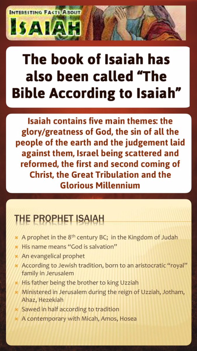 bbbthatsright's tweet photo. What Are The Prophets Saying? The Book of Isaiah:
https://t.co/nNaiIO9fHG
#YHWH #Yeshua #Yahweh #Jesus #TheBookofIsaiah #WhatAreTheProphetsSaying #FaceLikeFlint #Wisdom #Encouragement #Love #Bible #Christian #Repentance #GodIsLove https://t.co/jXbIfwu0X2