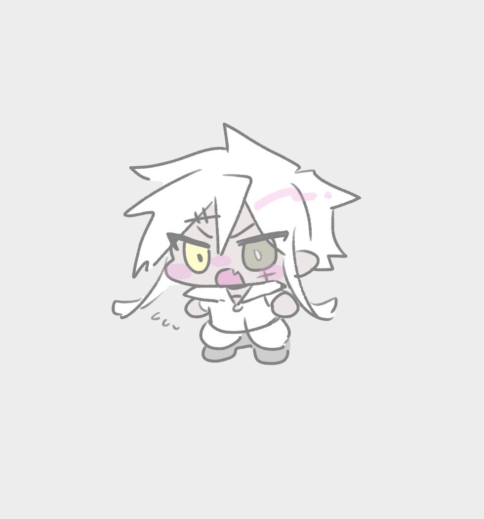 「白の周りのメ共も白ちゃんのお初(の召喚を受けたの)は儂じゃ〜おまえ狙っとったな〜」|スーパー天才.PNGのイラスト