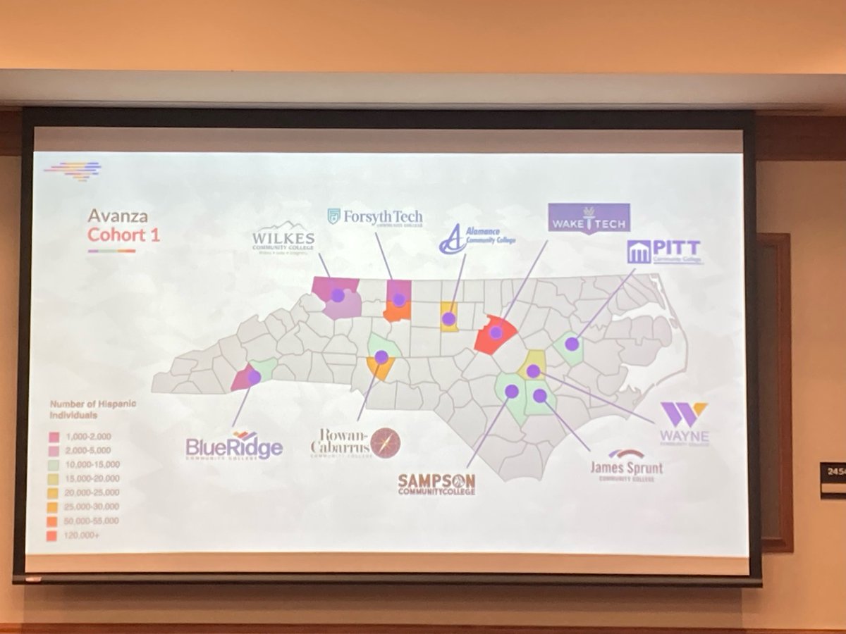 A lovely morning here at the first #AvanzaNC Cohort 1 Convening at <a href="/ForsythTechCC/">Forsyth Tech</a> working to build community colleges capacity to serve Latinx students.