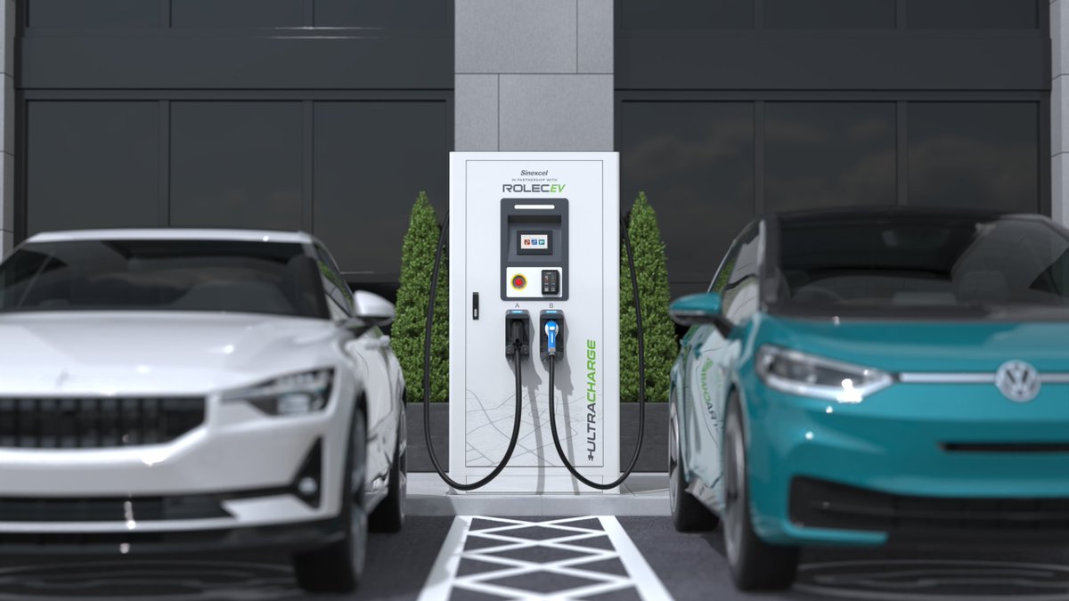 RolecEV's tweet photo. Did you know we offer the industry's most affordable DC charging station? 👀 💸

The UltraCharge 160 is modular, scalable and has the ability to be upgraded in modules of 20kW, all the way up to 160kW; offering flexibility and a reduction to businesses initial investment. https://t.co/3Amd7gHAAK