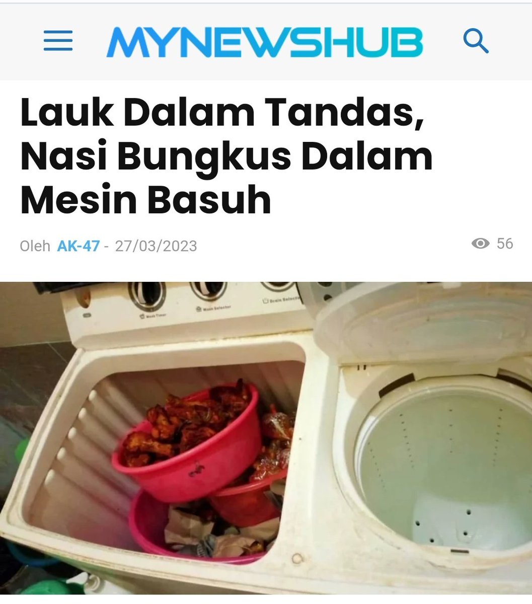 mynewshub's tweet photo. Lauk Dalam Tandas, Nasi Bungkus Dalam Mesin Basuh....

Kota Bharu : Sanggup menyembunyikan lauk dalam tandas dan nasi bungkus dalam mesin basuh.

Tindakan peniaga yang disyaki untuk dijual kepada orang tidak berpuasa itu dikesan dalam operasi di Tangok dekat Bachok, semalam.

Dalam operasi cegah orang tidak berpuasa oleh Pejabat Agama Jajahan Bachok dan Majlis Daerah Bachok antara 10 pagi hingga 12 tengah hari itu, berjaya merampas lebih 20 bungkus nasi berlauk ayam bersama teh O ais.

Pegawai Agama Jajahan Bachok Suratemi Mat Yusof berkata, dalam operasi itu, pihaknya memberi amaran kepada seorang wanita yang juga pemilik rumah berusia 40-an.

Katanya, operasi itu dilakukan hasil pemantauan pihaknya dan aduan awam yang mendapati pemilik rumah menjual makanan dan minuman kepada individu tidak berpuasa.

“Hasil operasi menemukan lebih 20 bungkus nasi yang disorok dalam mesin basuh dan ayam yang diperap di dalam tandas.

“Selain itu, kita juga menemukan teh o ais yang disembunyikan dalam bilik tidur. Hasil soal siasat, pemilik rumah mengaku membungkus nasi itu sebelum pembeli menghubunginya untuk mengambil makanan itu.

“Wanita berkenaan memaklumkan dia menjual dari rumah pada Ramadan kepada individu yang tidak berpuasa,” katanya ketika dihubungi di sini, hari ini.

Suratemi berkata, pihaknya memberi nasihat kepada wanita itu supaya tidak menjual makanan kepada golongan yang tidak berpuasa dan wanita itu berjanji tidak akan mengulangi perbuatan terbabit pada masa akan datang.

Beliau berkata, wanita itu juga akan dipanggil untuk diberi kaunseling supaya tidak menjual makanan pada waktu pagi sepanjang Ramadan ini.

“Dalam operasi itu, tiada tangkapan dibuat berikutan mereka sempat melarikan diri sebaik menyedari kehadiran pihak berkuasa.

“Kita menasihatkan kepada semua terutama orang Islam supaya tidak makan dan minum di waktu siang di tempat yang terbuka pada bulan ini dan menghormati orang berpuasa,” katanya.

-Harian Metro