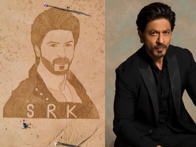 MahammadBezanjo's tweet photo. sand artists from Gadani region of Balochistan paid tribute to famous Indian Bollywood actor Shahrukh Khan by portrait on the beach of Gadani.
@iamsrk https://t.co/QAMvtpxkbS