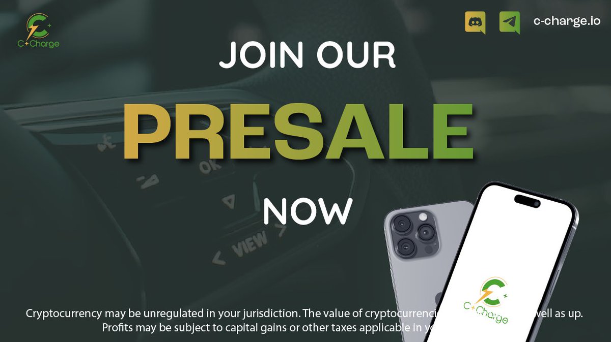 C_Charge_Token's tweet photo. Benefits of using the C+Charge app:

📱Simple and easy way to pay for charges using $CCHG
⏰Save time in finding functioning chargepoints
♻️Earn carbon credits and enter the voluntary carbon market

Join our #presale now⬇️
https://t.co/ixe18bPqzI

#ReFi #Blockchain https://t.co/rwc8eXuqjm