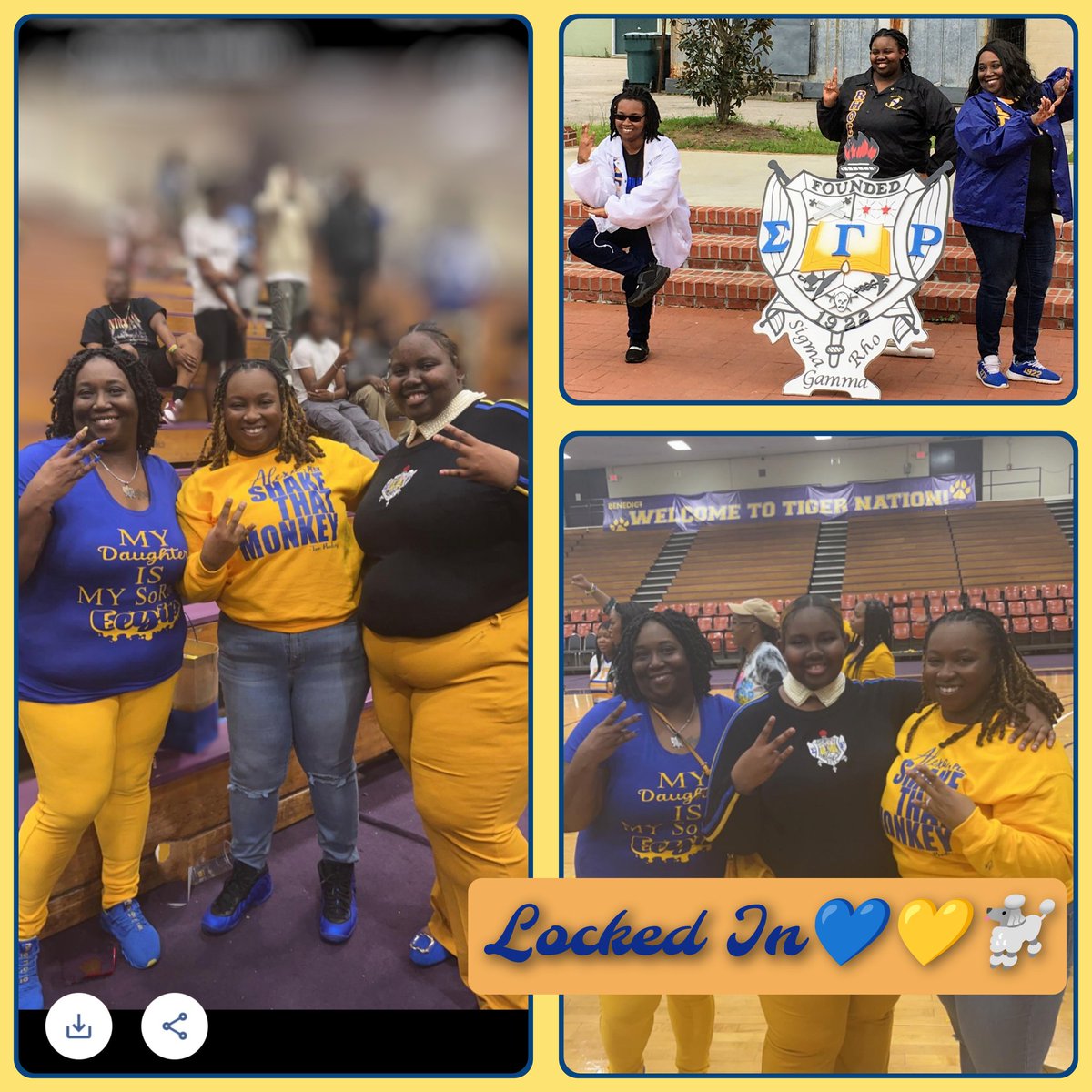 Angelmommy6914's tweet image. Legacy Fulfilled 💙💛.. We locked in 4 Life!! #SigmaGammaRho #IotaEta #BetaEpsilon #ThetaNuSigma