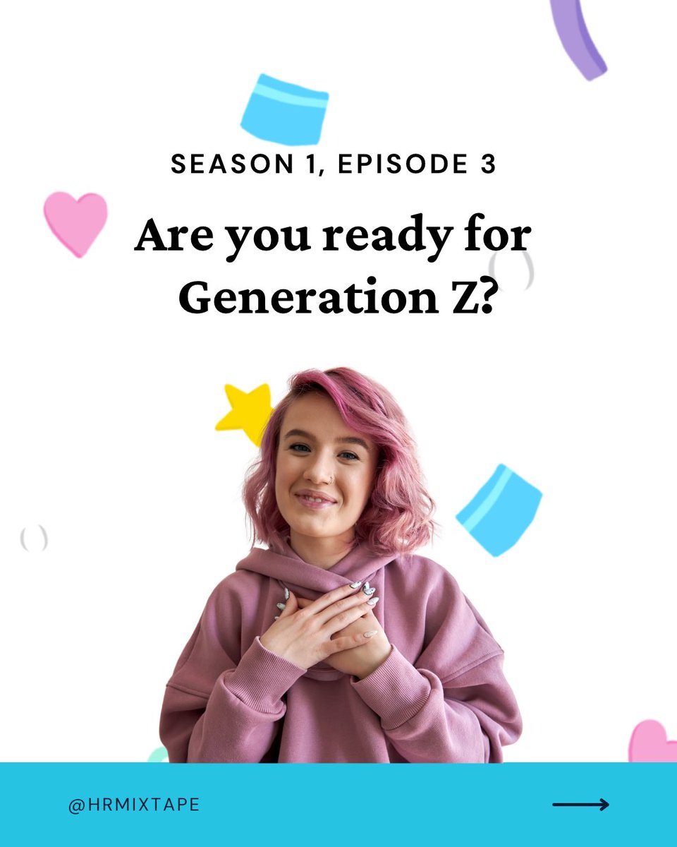 HRMixtape's tweet image. The workforce is changing – innovation starts with welcoming diverse perspectives from Generation Z!  Learn how on our latest episode with @GenZplanet  apple.co/3KcMS8g

#genz #generationz #modernworkforce #hrmixtape #hrlife