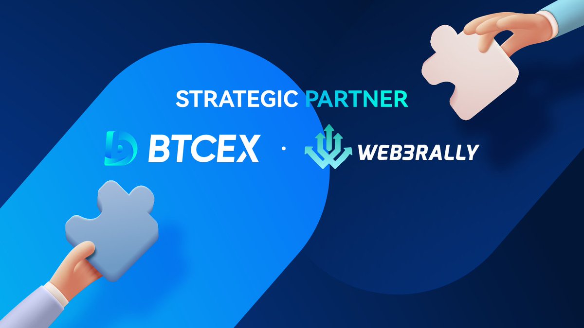 BTCEX_exchange's tweet photo. ๐ Exciting news! ๐ #BTCEX is teaming up with @web3rally to bring you the best of decentralized finance and cutting-edge technology. ๐ช๐ Upgrade your crypto game with #Web3rally and enjoy exclusive benefits for #BTCEX exchange listings. Stay tuned!๐
#BTCEXPartnership https://t.co/LoRv1q8bTp