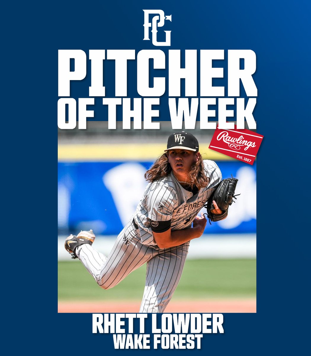 Perfect Game USA (@PerfectGameUSA) on Twitter photo 2023-03-27 15:00:42 .@LSUbaseball's @__dc4__ continues to show why he's widely regarded as the best amateur prospect in the country, while @lowderrhett delivered yet another gem for @WakeBaseball, who jumps to No. 3 in the country. College Player, Pitcher of the Week bit.ly/3zcdQGu .@LSUbaseball's @__dc4__ continues to show why he's widely regarded as the best amateur prospect in the country, while @lowderrhett delivered yet another gem for @WakeBaseball, who jumps to No. 3 in the country. College Player, Pitcher of the Week bit.ly/3zcdQGu
