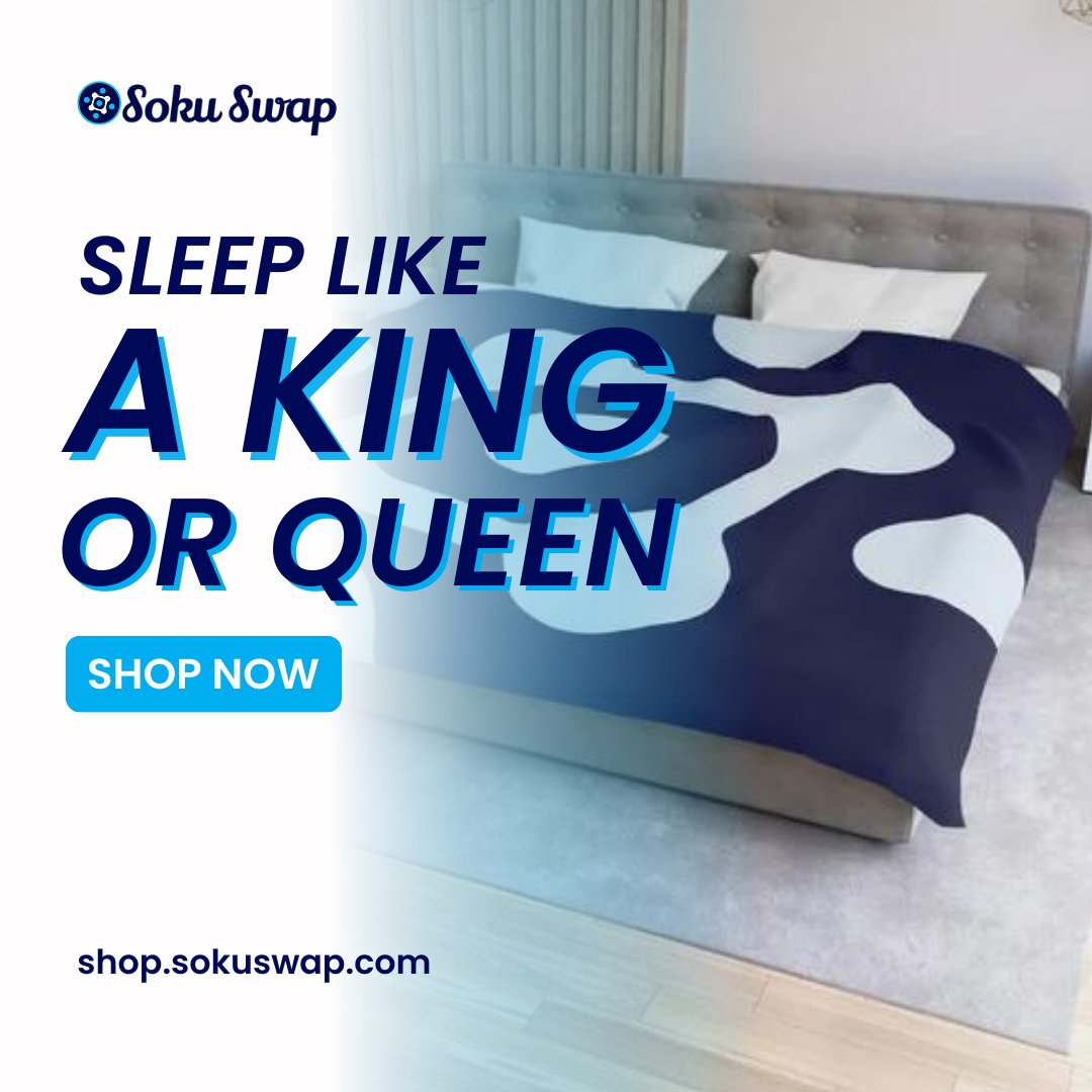 SokuSwap's tweet photo. Sleep like a queen👑 (or king♛) with SokuSwap's luxurious, soft bed sheets made from the finest materials for ultimate comfort. 🛌🌟

🔹To learn more, visit: https://t.co/3s7kNukLTU 

#cryptocurrency #Crypto #DeFi #sokuswap #sleep #gift #giftideas https://t.co/VoeL6pAGnZ