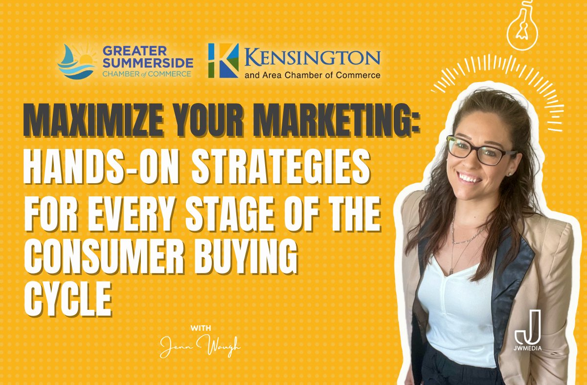 Have you registered for our upcoming Maximize your Marketing Webinar yet? 
Don’t miss out on these valuable tips that will help you achieve your business goals! Register today! 
jennwaughmedia.ca/opt-inchamber
#socialmediamarketing #chamberwebinar