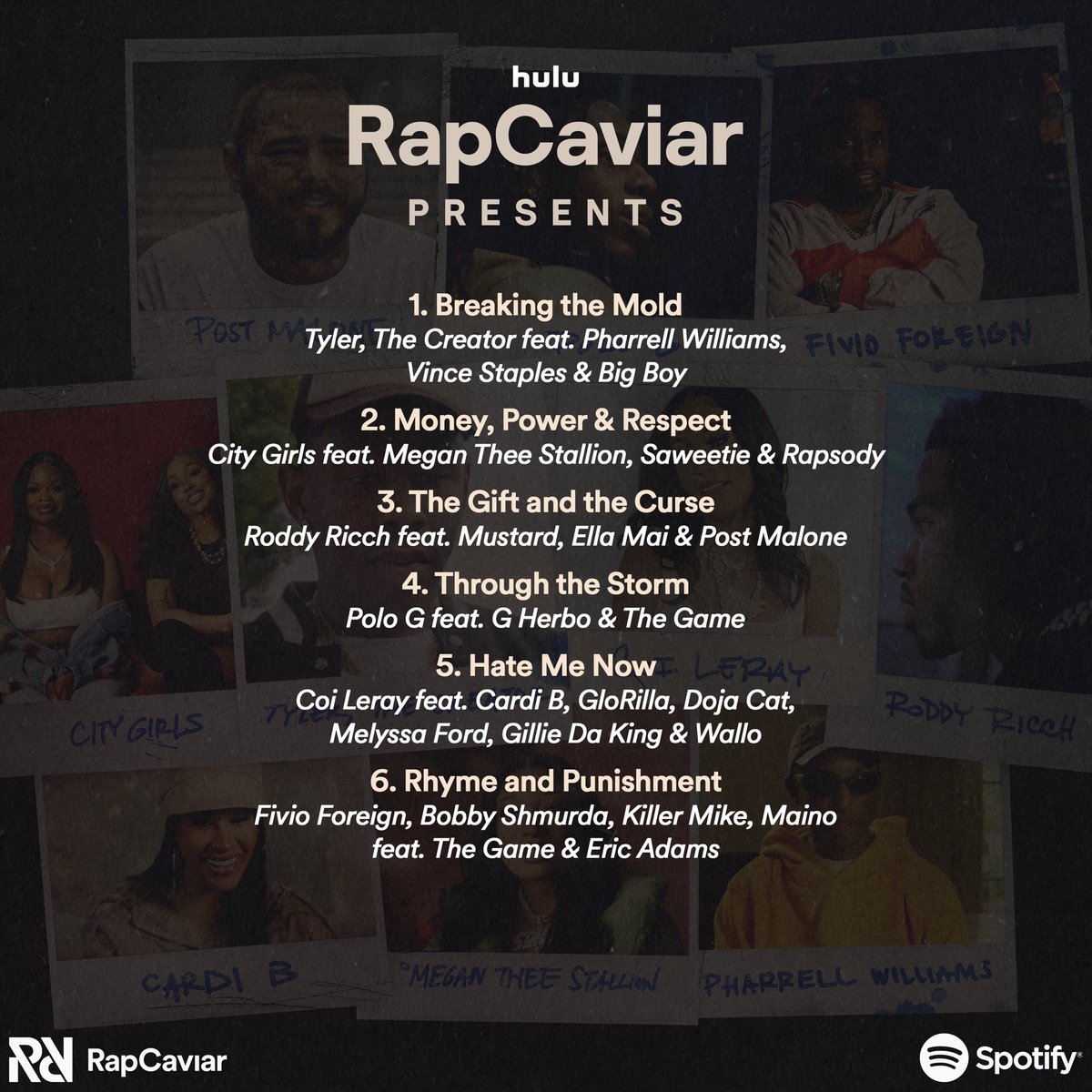 Mark your calendars! This Thursday the #RapCaviarPresents docuseries drops on <a href="/Hulu/">Hulu</a> and we're giving y’all a sneak peek at the episode lineup 👀 What episode are you excited about?