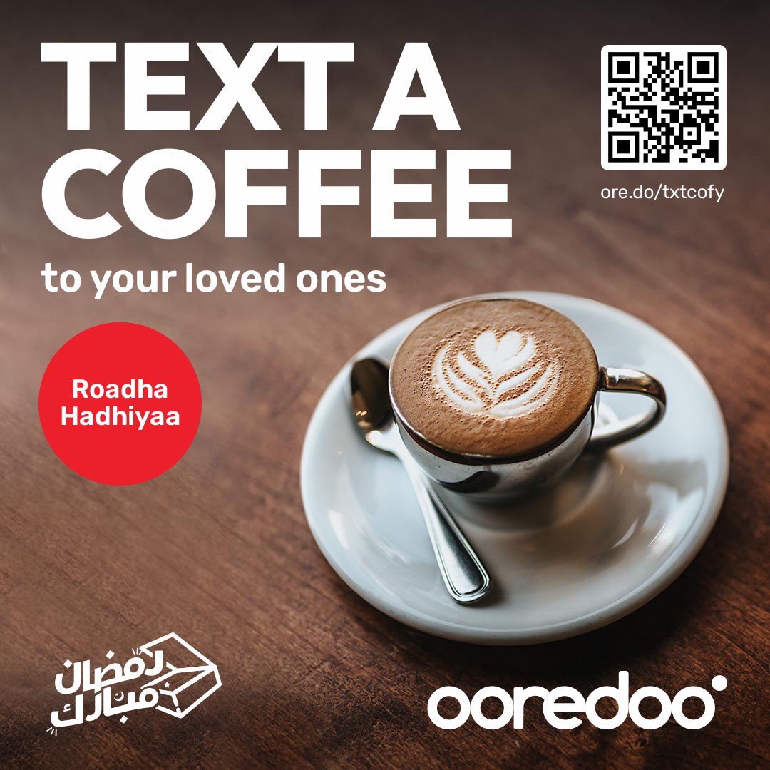 OoredooMaldives's tweet photo. Gift your loved ones their favorite meal or drink via #TextaCoffee this Ramdan as a #RoadhaHadhiyaa!
Check out the array of cafe’s & restaurants and choose your pick 👉 https://t.co/Vdn7xMm4sC
#RamadanWithOoredoo https://t.co/v0lhPF2uV4