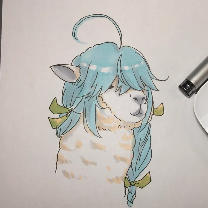 #なぜ描いたかわからないイラスト晒せ 