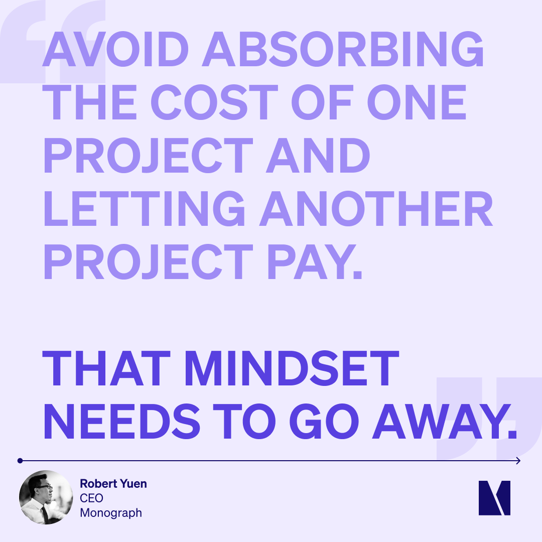 Stop letting other projects pay. 

Robert Yuen reminds us why tracking time is important for identifying problems before it’s too late.