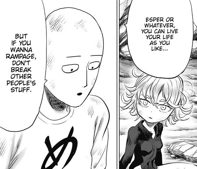 goldivvy's tweet photo. Las palabras que tatsumaki más necesitaba escuchar las escuchó de saitama, es que cómo no voy a amarlo si es el mejor mc del shonen 😭🧎‍♀️
#OPM182 https://t.co/b0DZT0swn4