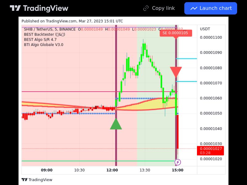 TradingView trade SHIB 5 minutes 