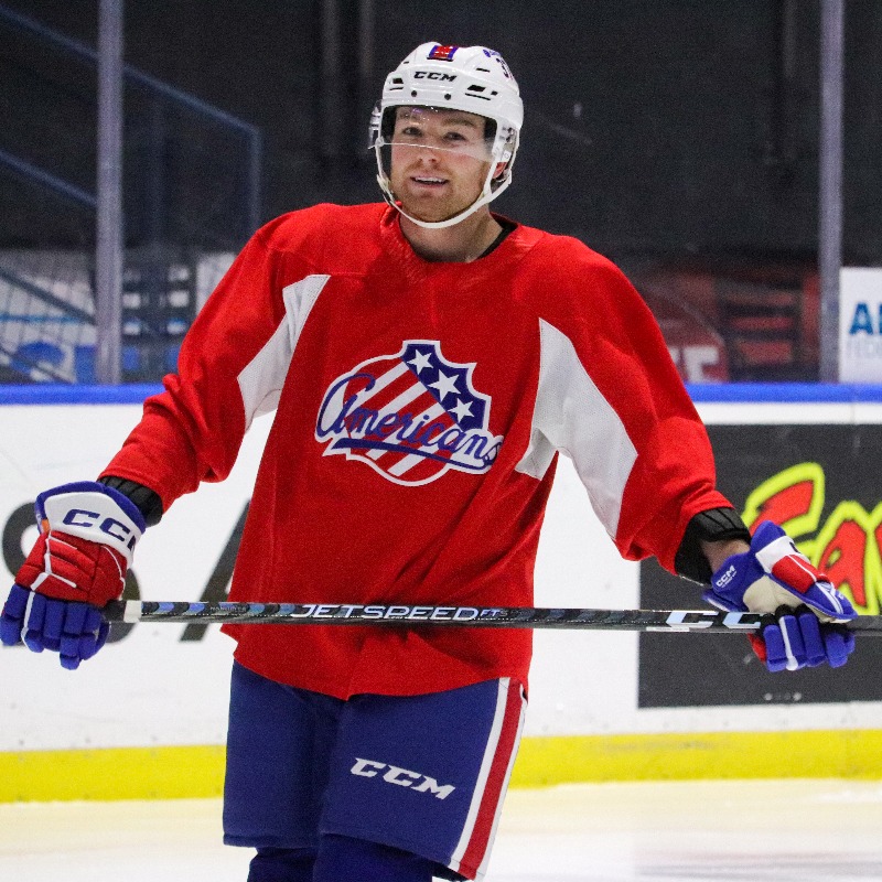 AmerksHockey's tweet photo. Welcome to Rochester, Chris Jandric!
