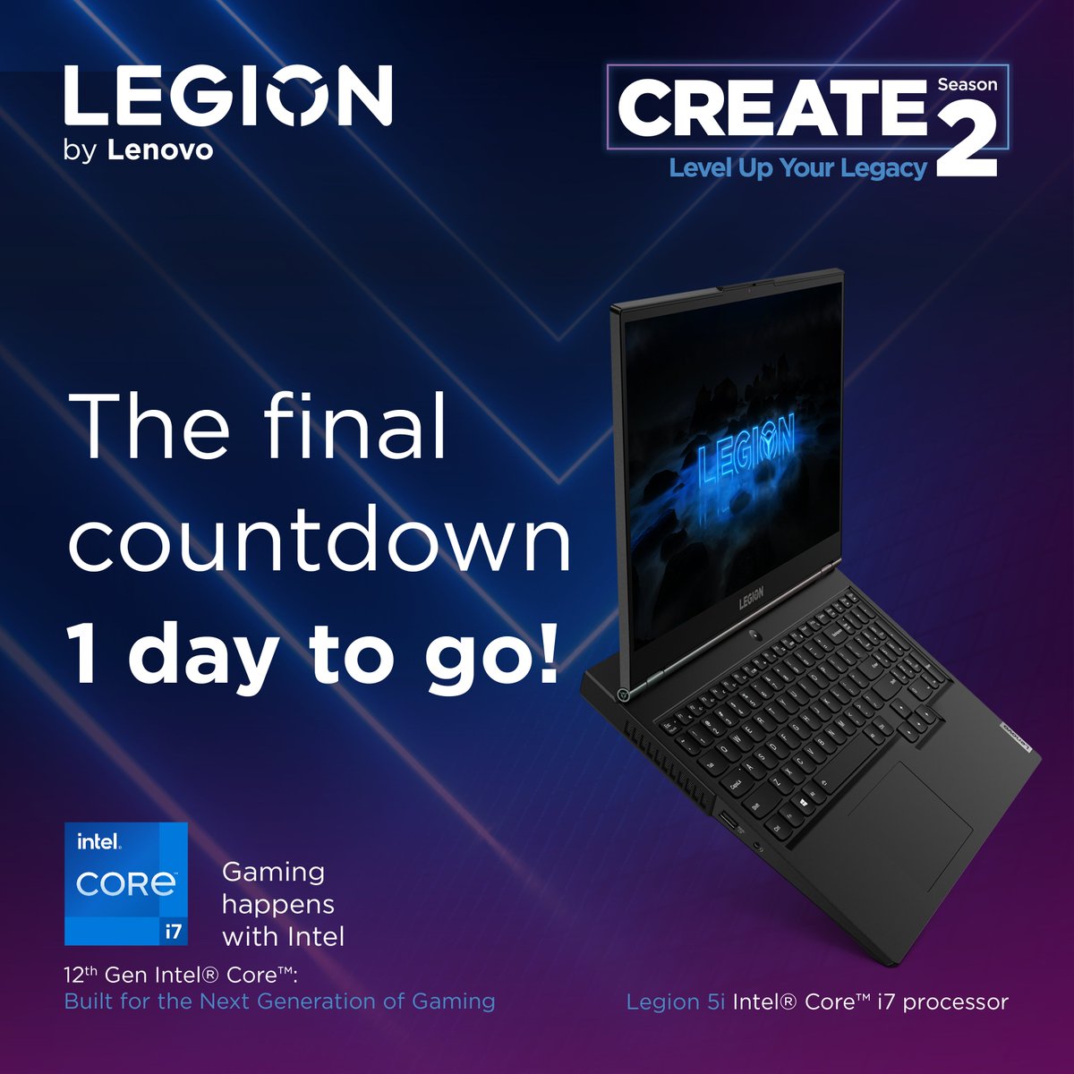 Bumfluffski's tweet photo. I have chewed past my fingernails already and I haven't even seen the next round of submissions yet 🥲
TOP 13, this is your last chance to grab this beautiful laptop, entries for round 2 of #LegionCreate close tomorrow.
Contestants will be giving us a 30-second review of the Lenovo Legion 5i and anyone that registers on the Legion forum stands a chance to win some lekka hampers (don't let someone else win your stuff choms!)
The link to enter is in my Linktree on my bio!
Brought to you by Lenovo Legion 5, with 12th Gen Intel Core™: Built for the Next Generation of Gaming. T’s & C’s apply.
#Lenovo #Legion #Intel