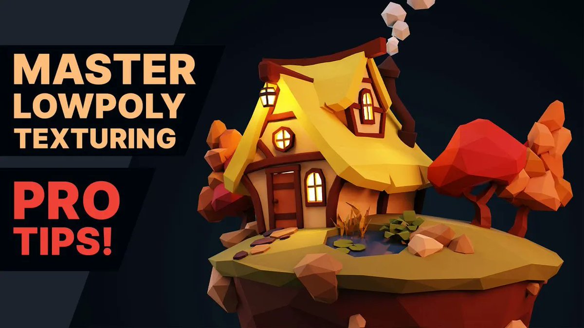 GameDevTV's tweet image. Grant provides some PRO TIPS for how to texture your low poly objects. The fast way and the optimal way for game engines.

Watch here 👉👉 buff.ly/3nsqoH5 

#GameDev #GameDevDaily #Blender #B3D #LowPoly
