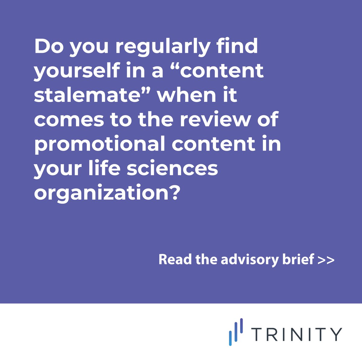 The first installation in the #ContentExcellence series from TGaS Advisors (a division of Trinity Life Sciences) will take you through best practices and grandmaster moves for #PromotionalReview in #LifeSciences – read it here: bit.ly/3FcOGLr