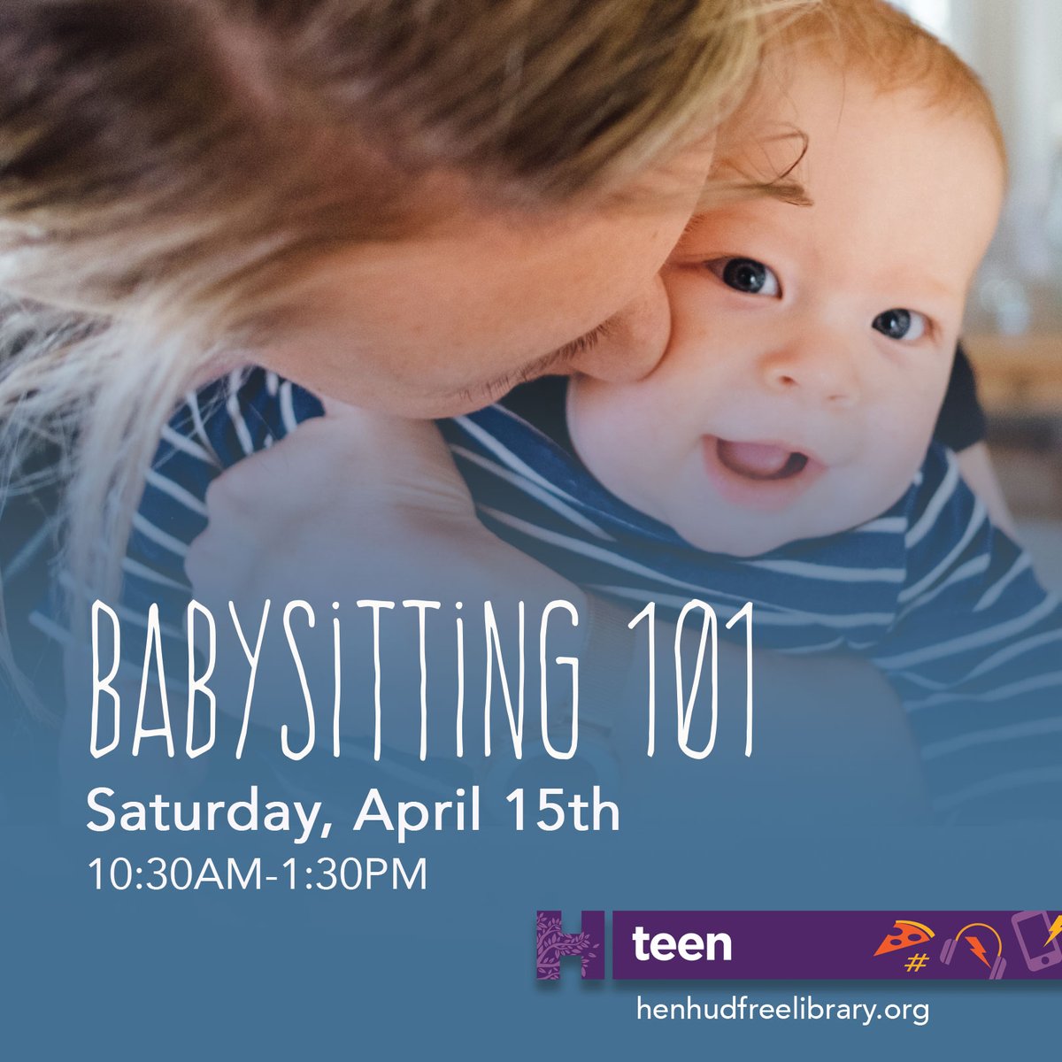 HenHudLibrary's tweet photo. Potential babysitters will build essential skills for responsible childcare through this 3 hour course. Bring paper and pen – and a snack or your lunch! For youth ages 10-18.
Registration required! Visit our website to register.
#babysittingcourse #babysitting #hhfl #library https://t.co/KZoa2qbScC