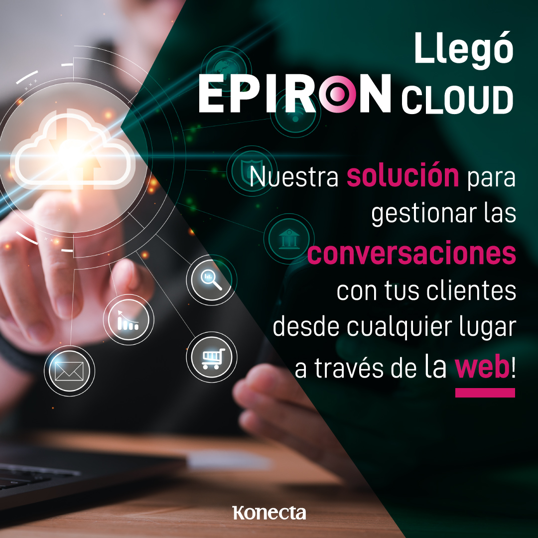 Konectargentina's tweet photo. ➡️ ¿Buscás optimizar la gestión con tus clientes desde cualquier lugar a través de la #web?

✅ Te presentamos #EpironCloud, la solución que te permite conocer, analizar y potenciar la #experiencia de tus usuarios en tiempo real, y desde un entorno #cloud! https://t.co/2dJlnHO4Lm