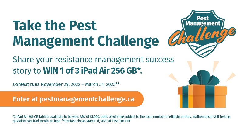 CropLifeCanada's tweet photo. Hey #AgTwitter, you've only got 5 days left to share your #ResistanceManagement tips by entering the #PestManagementChallenge at https://t.co/g2UL67j7Gs for your chance to WIN! #CdnAg https://t.co/IcvIpjKEPW