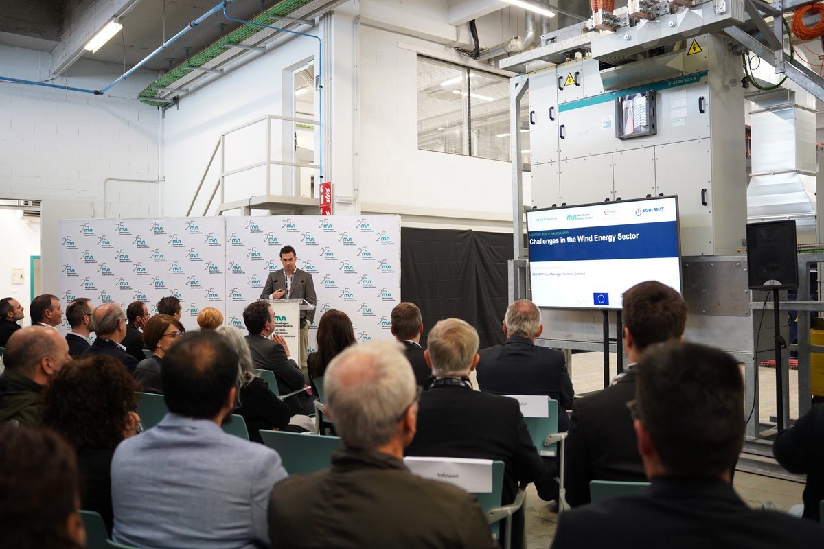 MU_gep's tweet photo. Fernando Santodomingo (responsable del proyecto europeo @FastapEU y director de Proyectos de I+D en @SiemensGamesa), nos habla ahora sobre las perspectivas de mercado de la generación eólica. 
@MUnibertsitatea https://t.co/sDEQmb0azu