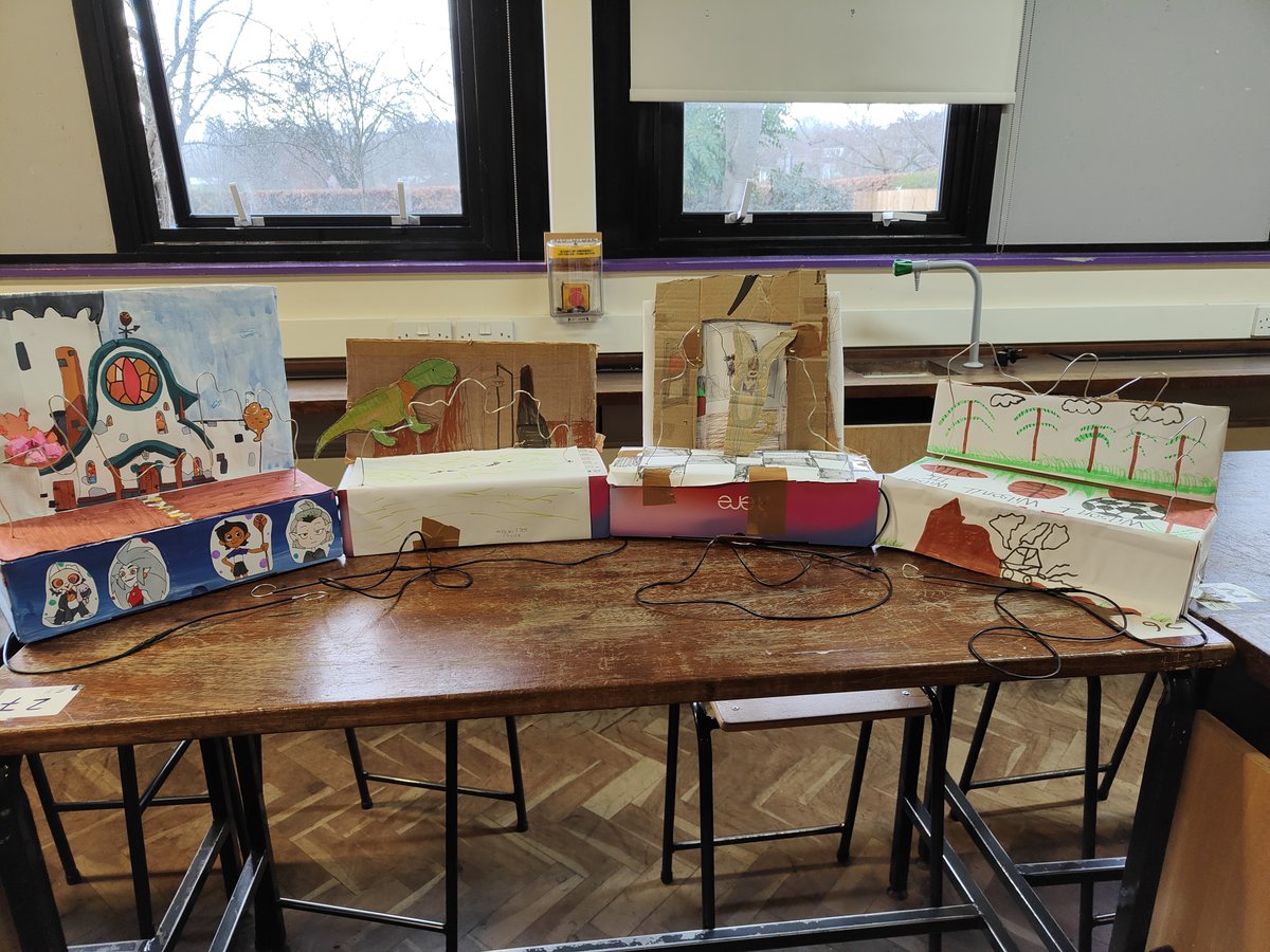 FollowDECTC's tweet image. This week, our budding scientists in STEM Club successfully produced their own &apos;steady hand game&apos; using recycled material and electrical wiring parts👏😀
#STEM