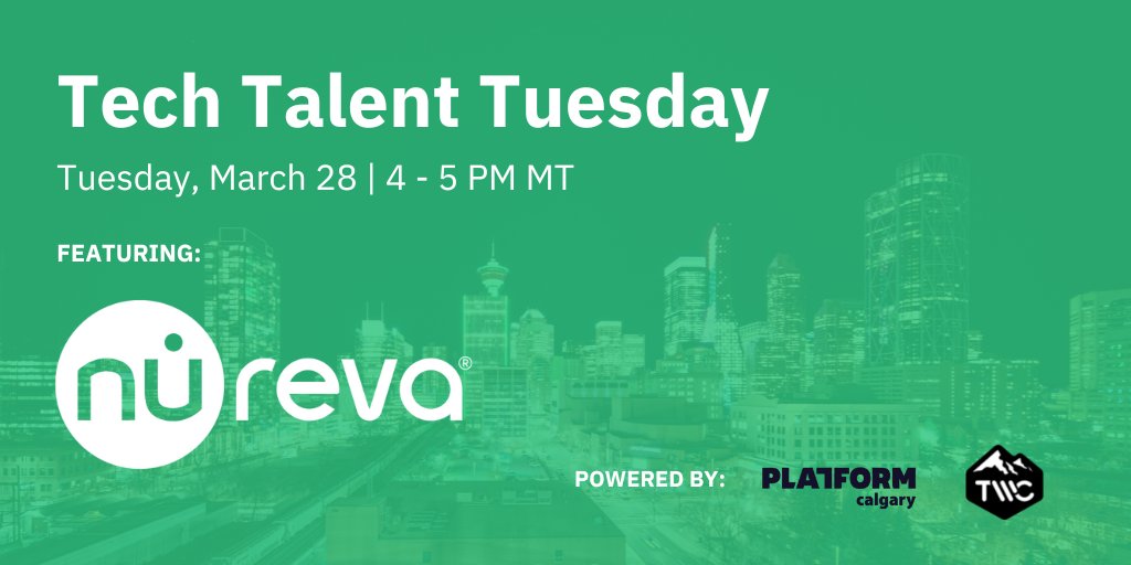 PlatformCalgary's tweet photo. Connect with growing startups and find new opportunities to kick-start or grow your career in #yyctech

Tomorrow, meet @NurevaInc and learn about their innovative audio conferencing systems that make it easy to connect, from anywhere. 🔊

🎟️ https://t.co/TvPXwlw2S5

#yycjobs https://t.co/Jfnyk67TCY