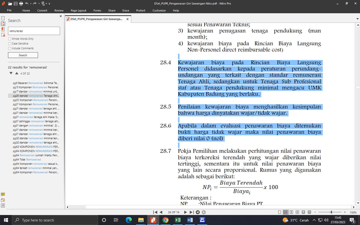 Rama_Wan's tweet photo. Pak @kh4l1dmustafa mohon dijelasin maksud pada poin 28.4... 
Apa mungkin pemahaman nya seperti ini, "jika tenaga subprof sudah sesuai UMK, tenaga pendukung tidak apa di bawah UMK. Karena disana bahasanya ATAU, bukan DAN"
Ini saya yg kurang paham atau gimana? https://t.co/Fpjf6FOECt