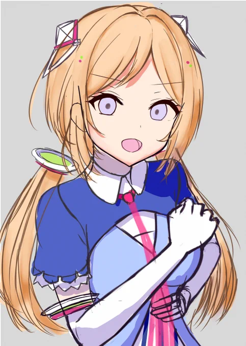 wip.少し直してから線画やる。 