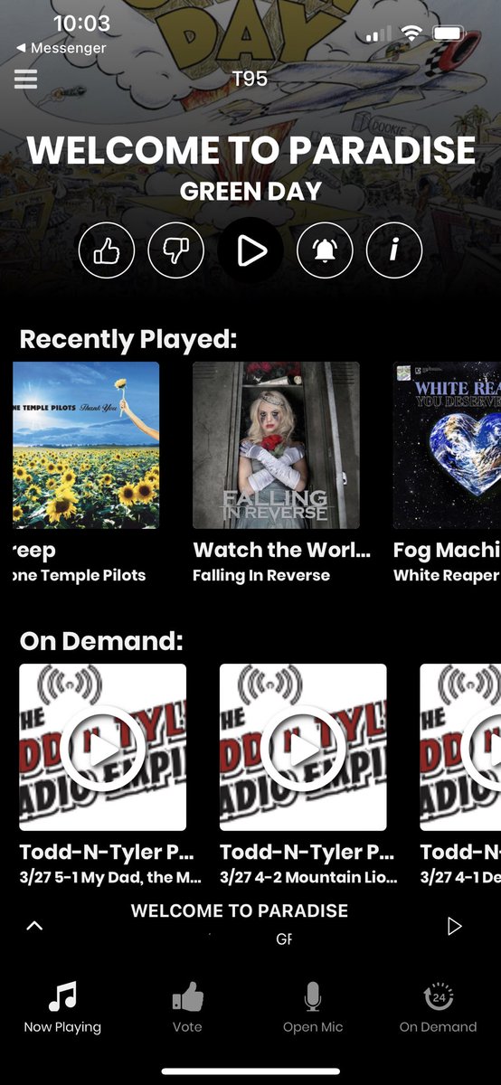 <a href="/RonnieRadke/">Ronald</a> I didn’t think Watch The World Burn would be a radio song. But here is <a href="/T95Rocks/">T95</a> playing it! 🤘🏻