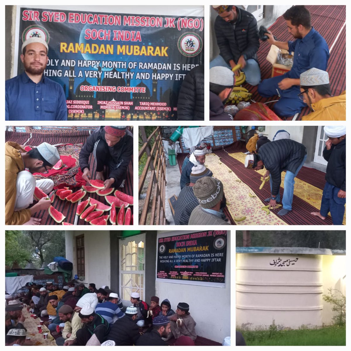 SyedMission's tweet photo. First Aftari of Sir syed Education mission J&amp;K (Sochindia) Conducted at Bhainch Mohala sayedain W no 07 Large number of gathering Aftar Roza in todays Aftari @AJAZAHMED1213 @sarfrazmir7 @TariqMehmood_04 https://t.co/ckl5CoJI7Z