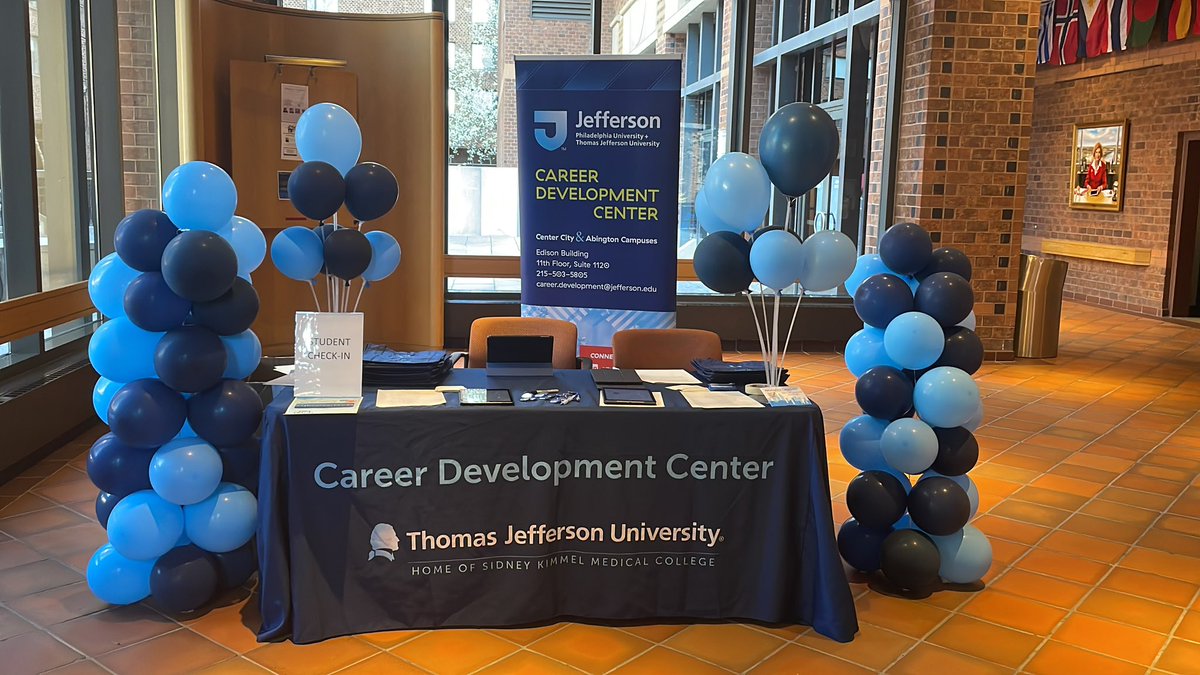 jmwarner's tweet photo. Thrilled to be back in person tor our career fairs this spring! Today is for our Rehab Sciences - OT, PT, and Speech! We can’t wait to see everyone! #tjucareerfair23 https://t.co/Q5wP4N8yFU
