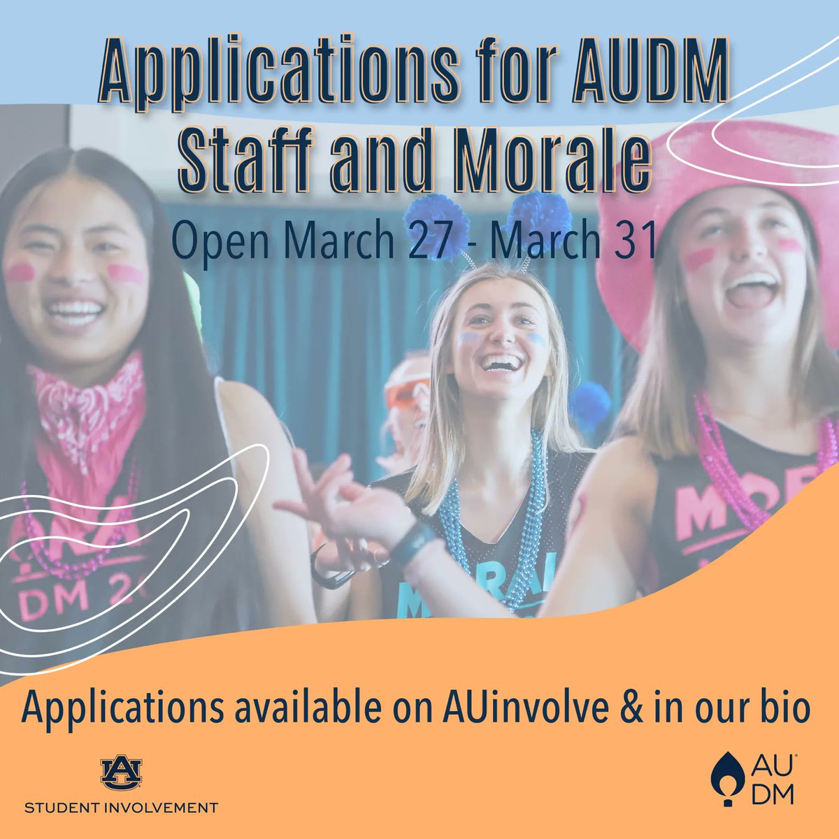 AUDM Staff and Morale Applications are OPEN!!! Click the link in our bio and click Staff Applications! Change kids health, change the future!!! ‼️Applications will close on March 31st at 4:45pm‼️