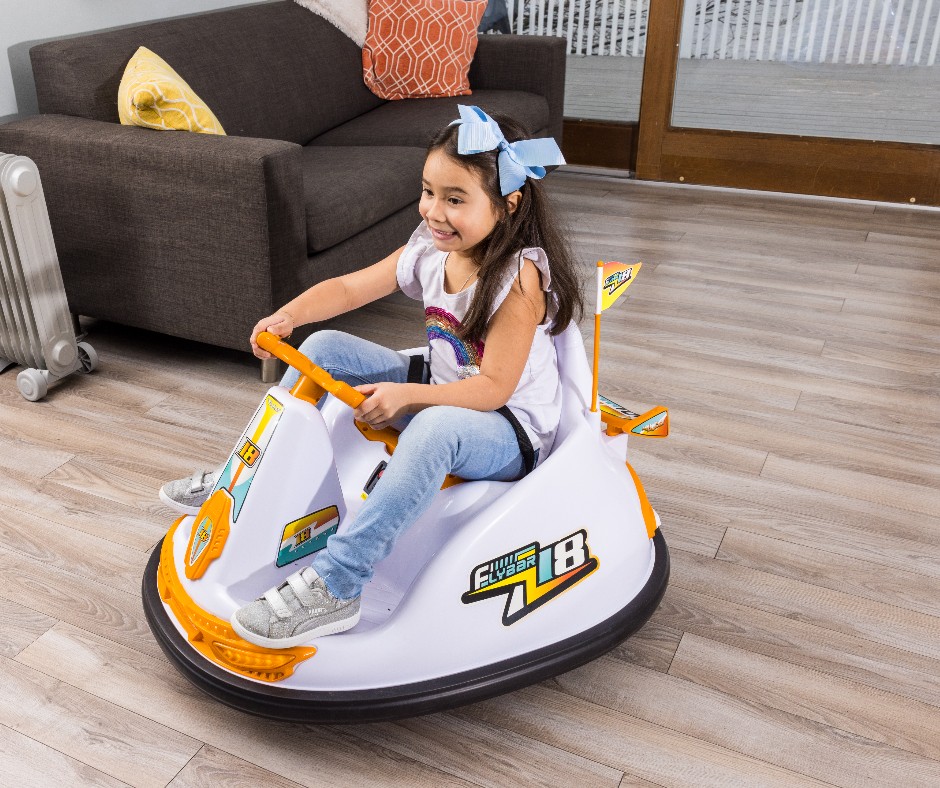 flybar_inc's tweet photo. Ready to rev up your playtime plans? ๐ ๐
.
Then buckle up and get behind the wheel of our turbo-boosted V3 Bumper Car!
.
#flybar #flybarfam #flybarinc #kids #toys #sport #active #fun #fitness #playtime #bumpercar #pogo #pogostick #outdoorfun #kids #kidfun https://t.co/9eQfbIX2QI