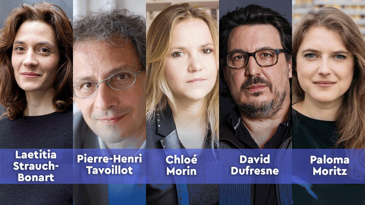 Ccesoir's tweet photo. ⏰ 22h30 sur @France5tv 
▶︎ VIOLENCES : NOTRE DÉMOCRATIE EST-ELLE MALADE ?
📌@phtavoillot Philosophe
📌@ChloeMorin2  Politologue
📌@DavDuf Écrivain, réalisateur, fondateur de @AuPoste1 
📌Laetitia Strauch-Bonart, de @LEXPRESS 
📌@PalomaMoritz de @blast_france https://t.co/J31SxL2wYC