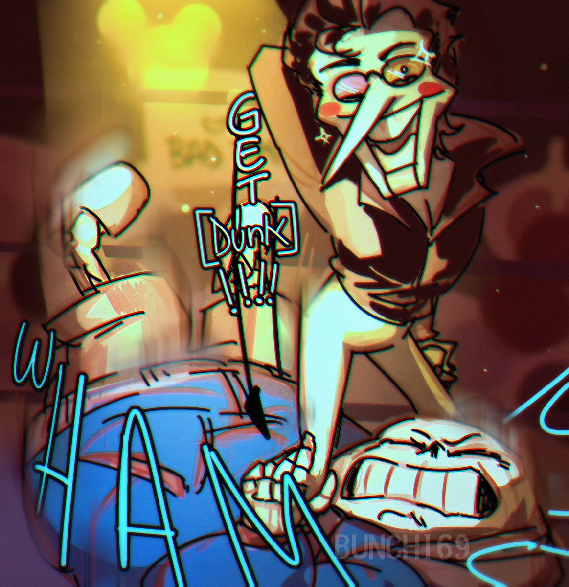 Drew my otp #DELTARUNE #spamton