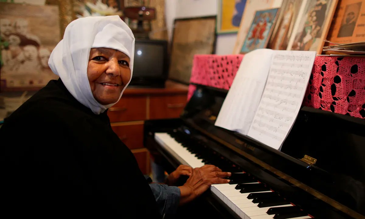 Just learned about the passing of Ethiopian artist Emahoy Tsegué Maryam Guèbrou, one of the most vital composers of the 20th century. It was always a joy to hear her beautiful music, whether on the speakers at home, performed by Maya Dunietz, or in Ethiopian cafes in London. RIP.