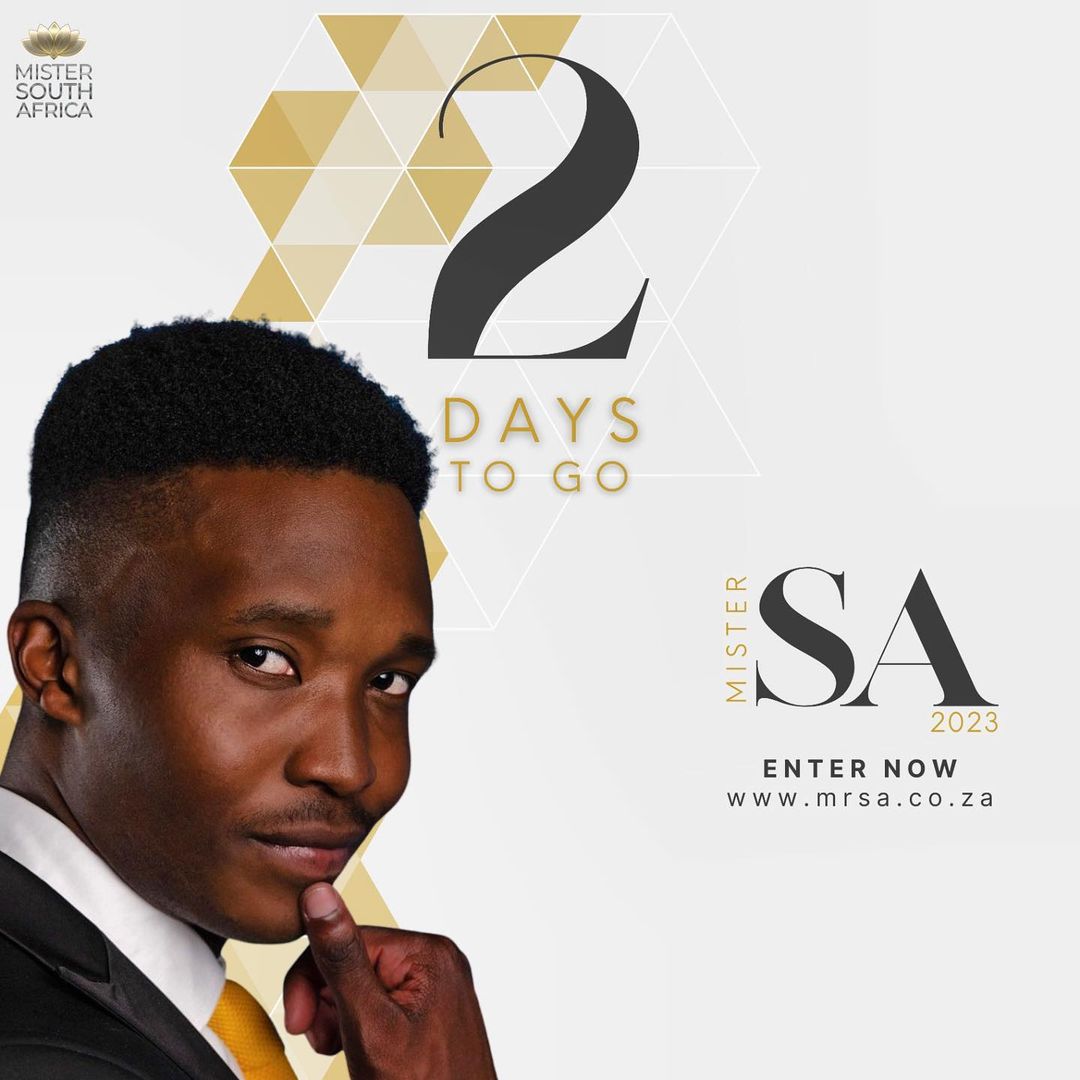 ONLY 2 DAYS TO GO! 

Entries for #MRSA2023 Close at midnight 28 March 2023. Have you entered? 

#mrsa2023 #mrsouthafrica