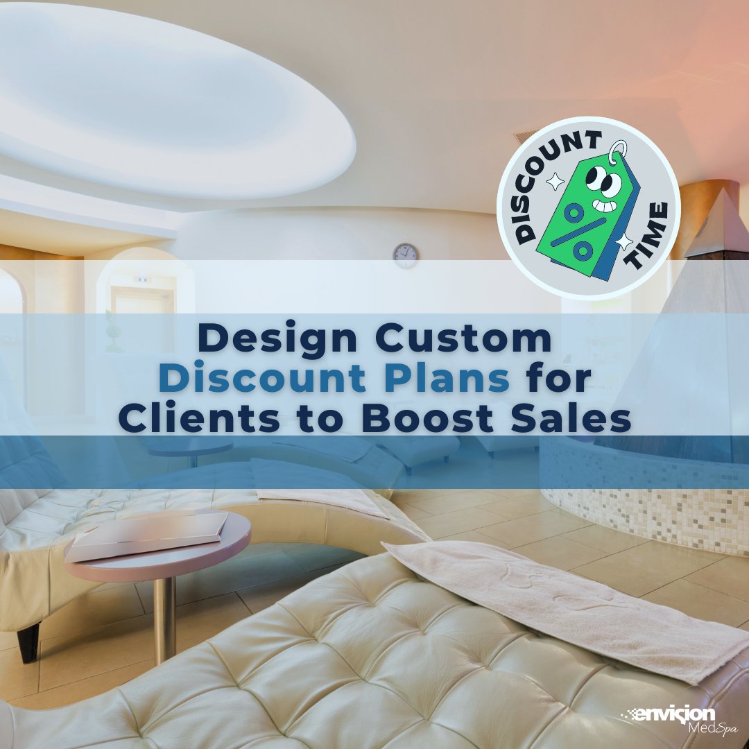PNEssentials's tweet image. Boost client loyalty and satisfaction with our customizable discount plans! 🧖‍♀️💯💰 Envision makes it easy to offer your customers the perks they deserve while increasing revenue.
#medspasoftware #discountplans #medspaowner